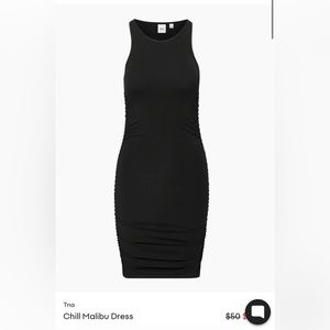 BLACK TNA ARITZIA MALIBU CHILL DRESS